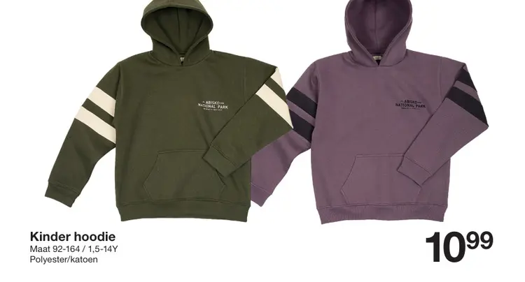 Aanbieding: Kinder hoodie