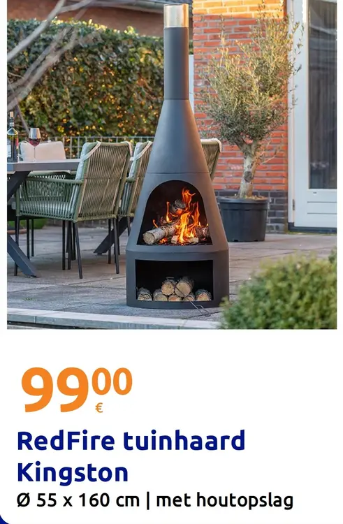 Promotie: tuinhaard Kingston
