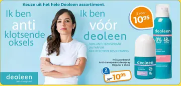 Aanbieding: Anti-transpirant deospray Regular