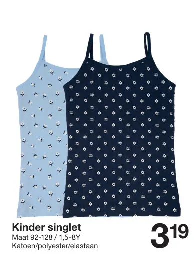 Promotie: Kinder singlet