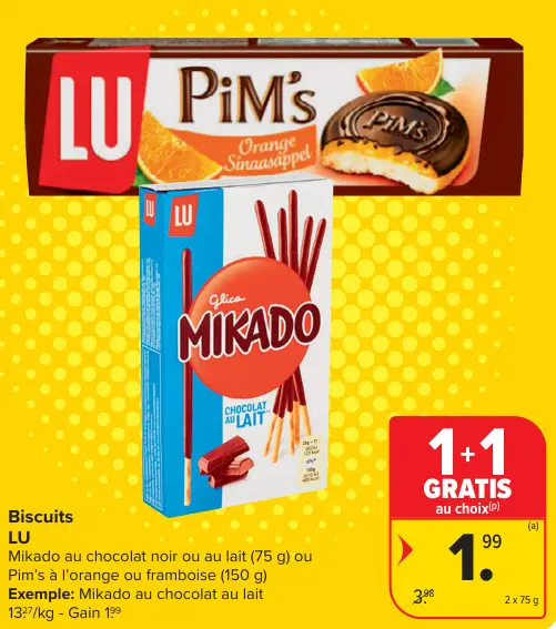 Offre: Biscuits