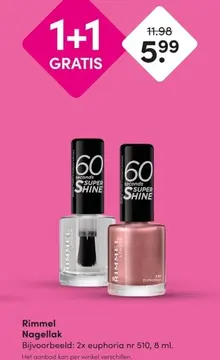 Aanbieding: Rimmel Nagellak