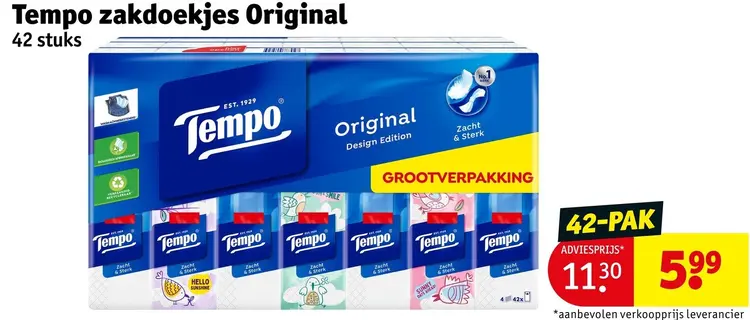Aanbieding: Zakdoekjes Original