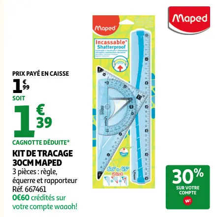 Offre: Kit de tracage 30cm