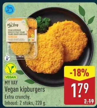 Aanbieding: Vegan kipburgers