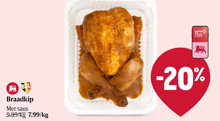 Promotie: Kip | Gebraden | Saus
