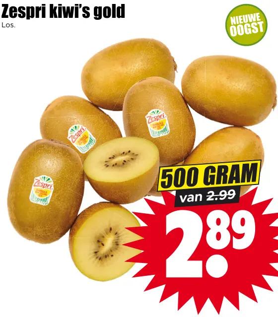 Aanbieding: kiwi's gold