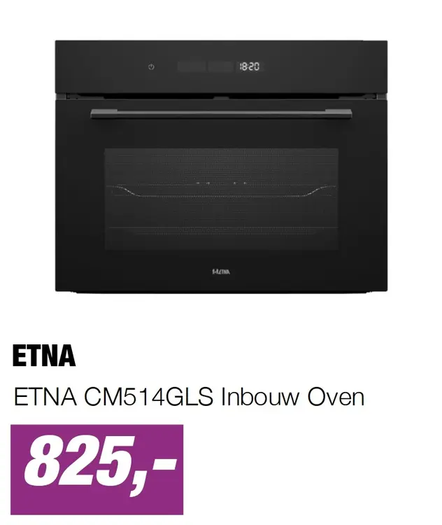 Aanbieding: ETNA CM514GLS Inbouw Oven
