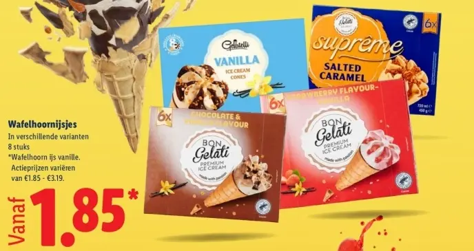 Aanbieding: Wafelhoornijsjes