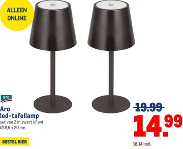 Aanbieding: Aro led-tafellamp