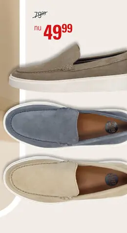Promotie: Suede loafers