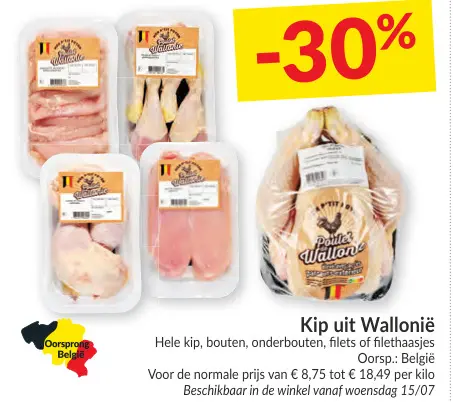 Promotie: Kip uit Wallonië