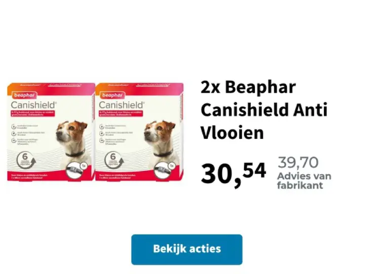 Aanbieding: Canishield Anti Vlooien