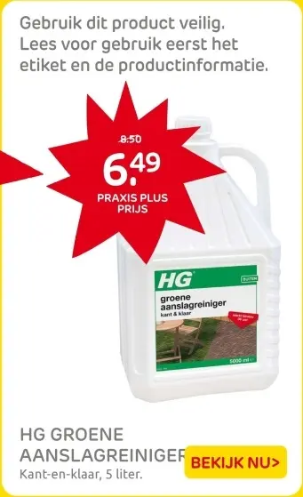 Aanbieding: Hg groene aanslagreiniger