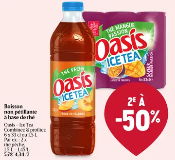 Offre: Boisson non pétillante à base de thé