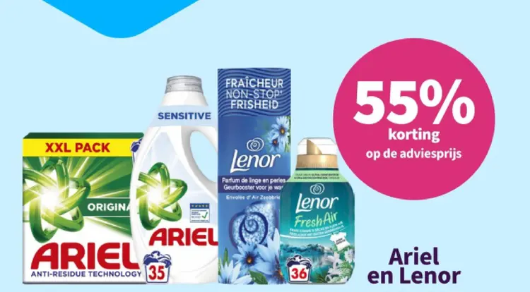Aanbieding: Ariel and Lenor