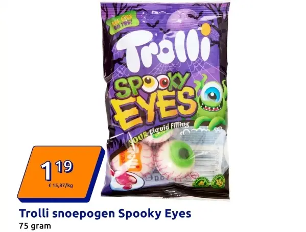 Aanbieding: snoepogen Spooky Eyes