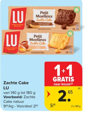 Aanbieding: Zachte Cake