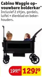 Aanbieding: Waggie opvouwbare bolderkar