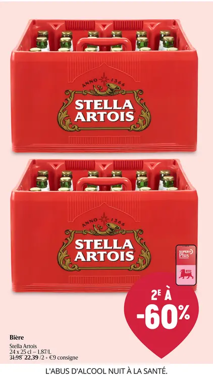 Offre: Bière Stella Artois