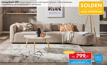 Aanbieding: Loungebank Cliff