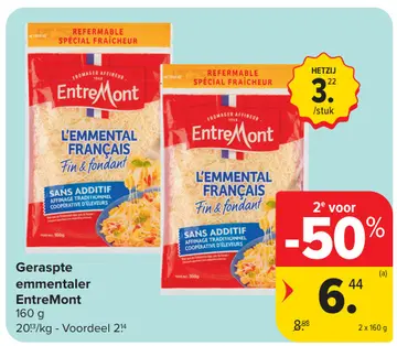 Aanbieding: Geraspte emmentaler