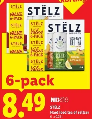 Aanbieding: Hard iced tea of seltzer