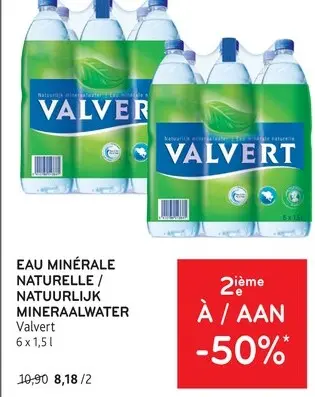 Offre: Eau minérale naturelle / natuurlijk mineraalwater