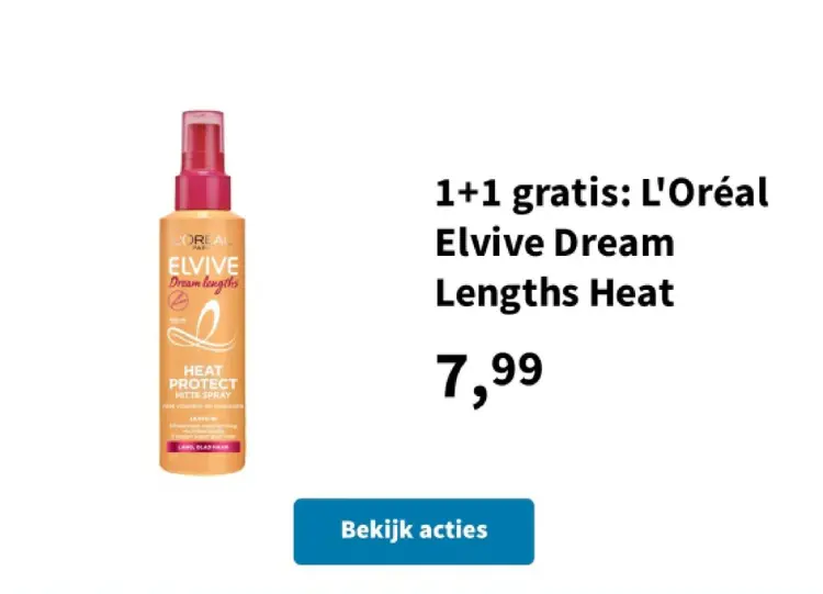 Promotie: Elvive Dream Lengths Heat