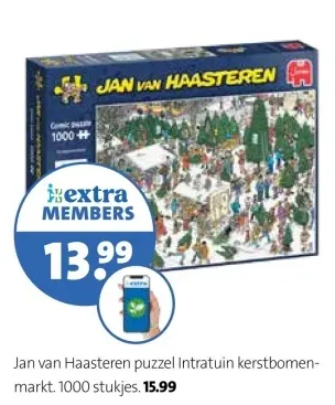 Aanbieding: Jan van Haasteren puzzel Intratuin kerstbomen
