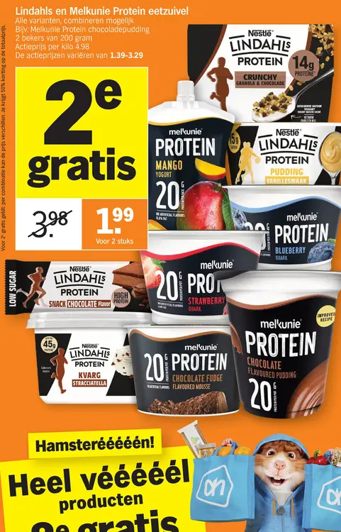 Promotie: Lindahls en Melkunie Protein eetzuivel