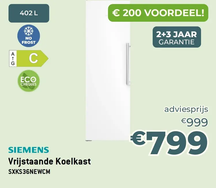 Promotie: Vrijstaande Koelkast