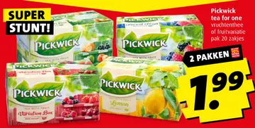 Aanbieding: Pickwick tea for one