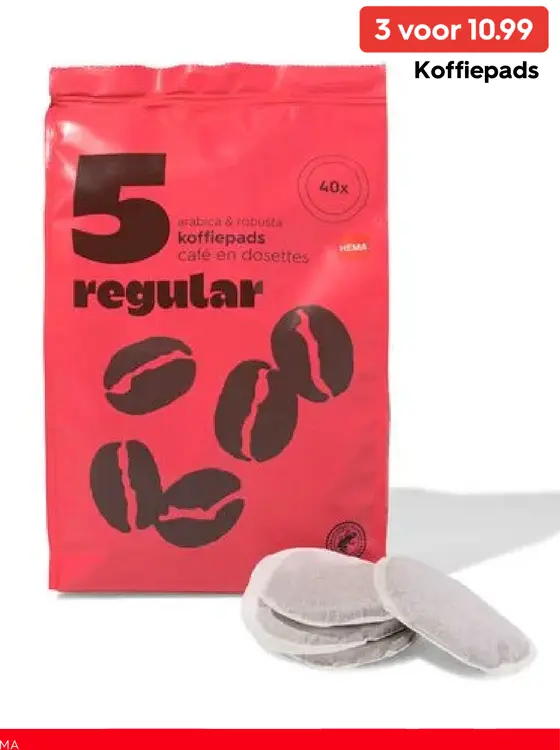 Promotie: Koffiepads