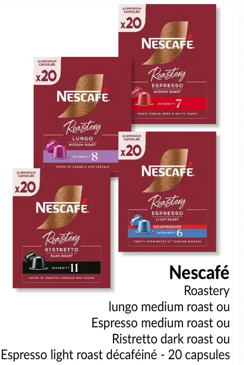 Offre: Roastery capsules