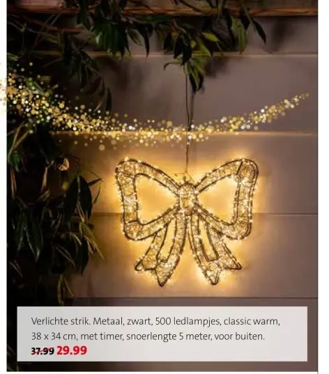Aanbieding: Verlichte strik
