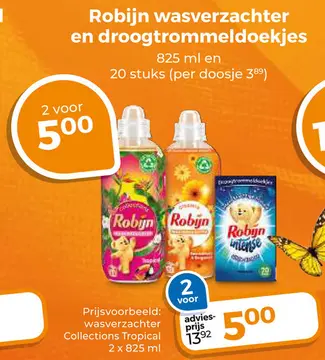 Aanbieding: Wasverzachter en droogtrommeldoekjes