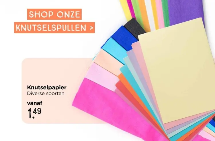 Aanbieding: Knutselpapier