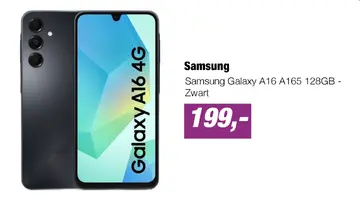 Aanbieding: Samsung Galaxy A16 A165 128GB - Zwart