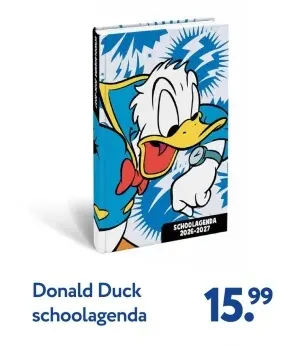 Aanbieding: Donald Duck schoolagenda