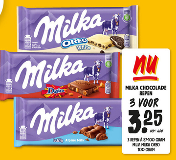 Aanbieding: MILKA CHOCOLADE REPEN