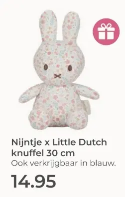 Aanbieding: Nijntje x Little Dutch knuffel