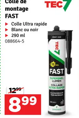 Offre: Colle de montage FAST