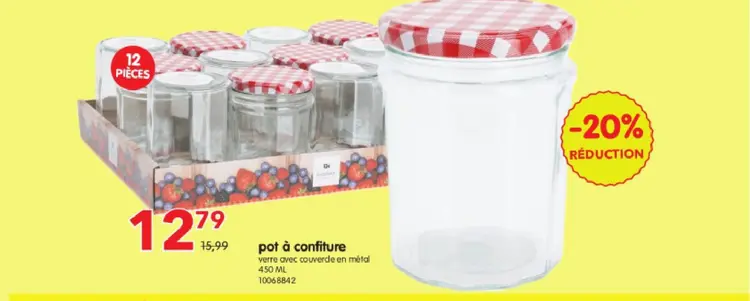 Offre: pot à confiture