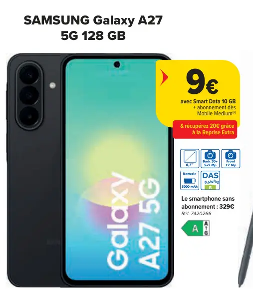 Offre: Galaxy A27 5G 128 GB