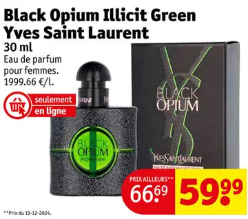 Offre: Black Opium Illicit Green Yves Saint Laurent