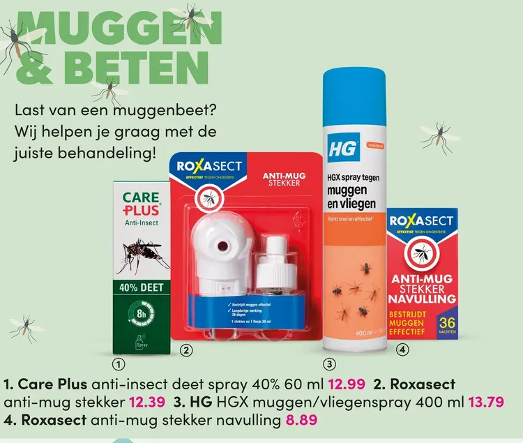 Aanbieding: Muggen & Beten