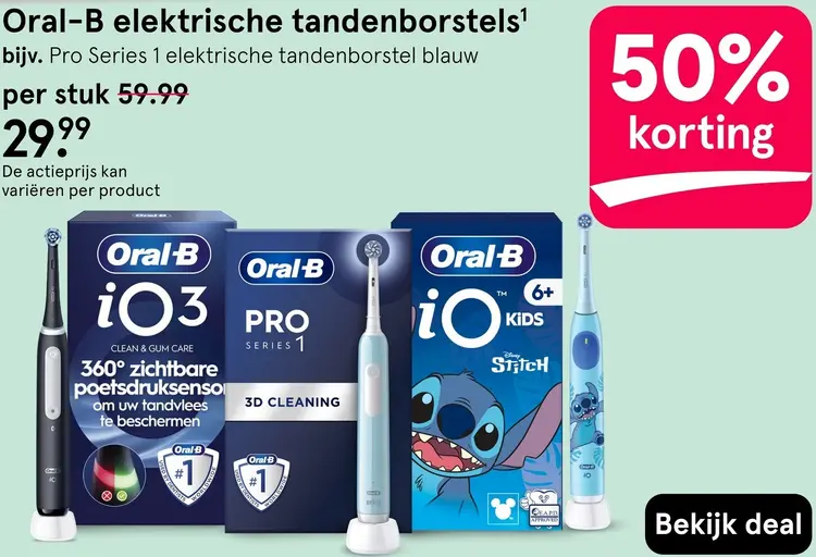 Aanbieding: Elektrische tandenborstels