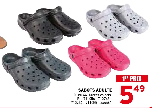 Offre: Sabots adulte