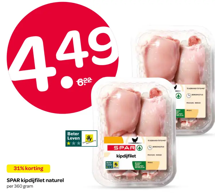 Aanbieding: Kipdijfilet naturel